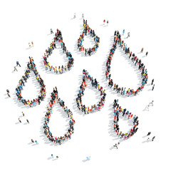 people  shape  drops cartoon