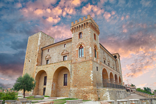 medieval castle of Crecchio, Abruzzo, Italy
