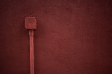 warehouse red wall