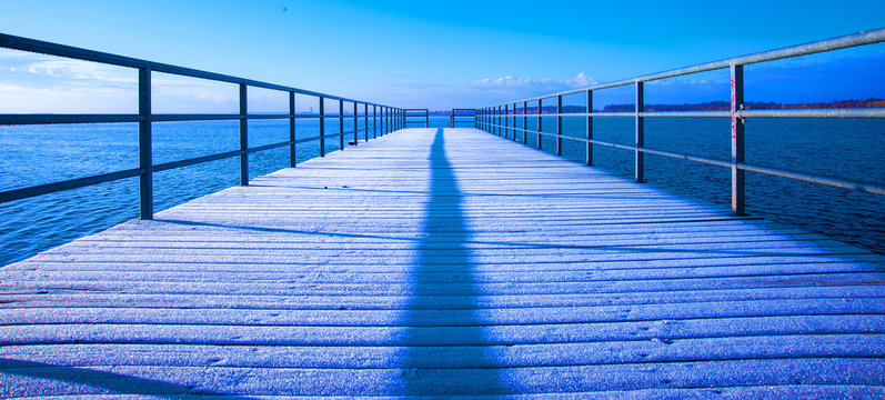 Winter Bootssteg