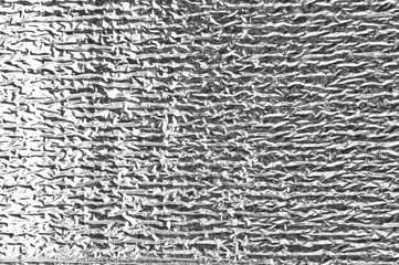 Silver aluminum foil texture.