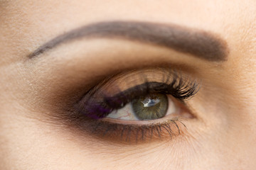 Obraz premium Closeup photo of eye