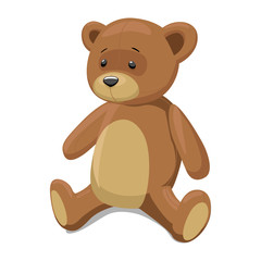 Teddy bear vector illustration