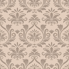 Baroque seamless vector pattern