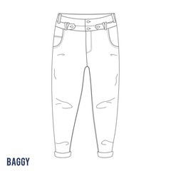 baggy jeans - 93521969