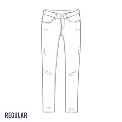 regular jeans