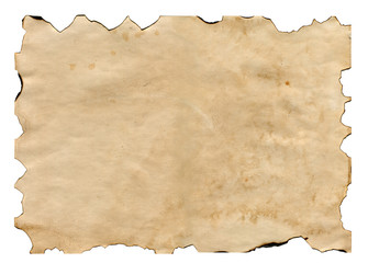 Paper background with damaged edges