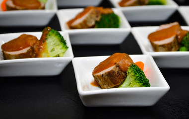 rosemary pork Loin with brown gravy