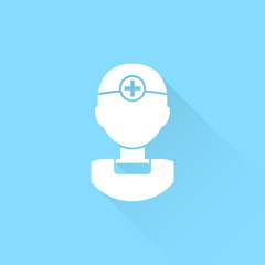 Doctor vector icon.