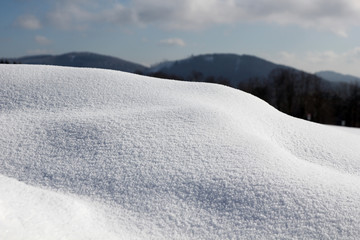 Schneelandschaft Mittelgebirge