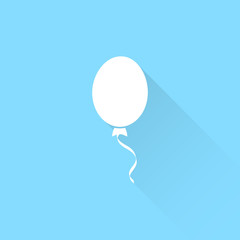 Air balloon vector icon.