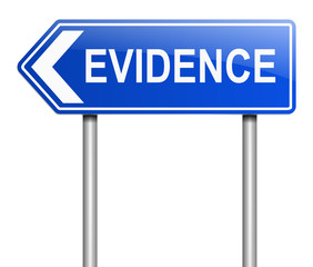 Evidence concept.