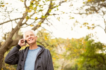  Senior man in the park