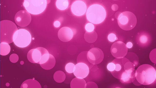 4k Pink Bokeh Animation Background Seamless Loop.