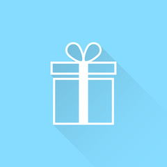 Gift box vector icon.