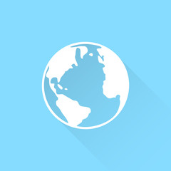 Globe vector icon.