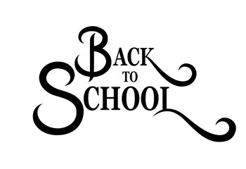 Back To School Lettering Handmade Calligraphy