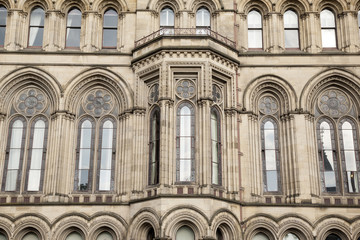 Fototapeta na wymiar Detail on Town Hall, Manchester