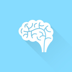 Brain vector icon.