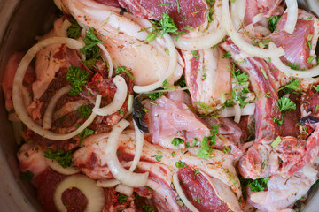 raw meat
