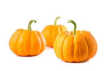 Small decorative pumpkins