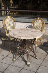 Cafe Table and Chairs