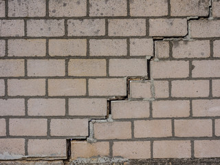 Riss in der Mauer