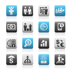 Business and Financial Icons -- Matte Series