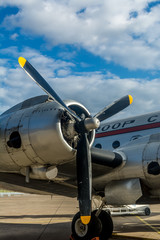 Naklejka na ściany i meble Airplane in Berlin Tempelhof