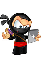 Sneaky Looking Ninja Character © DesignWolf