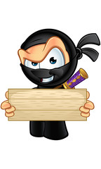 Sneaky Looking Ninja Character © DesignWolf