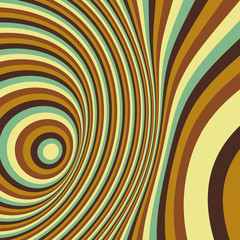 Abstract swirl background. Pattern with optical illusion. Vector