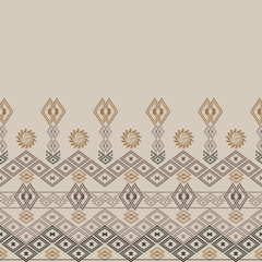 Ethnic tribal geometric pattern