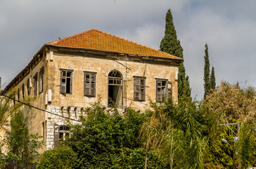 Old dilapidated house 