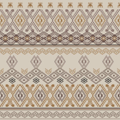 Ethnic tribal geometric pattern