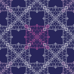 Vintage ornamental pattern with light decorative elements