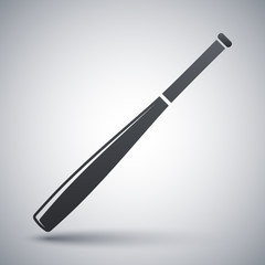 Vector baseball bat icon
