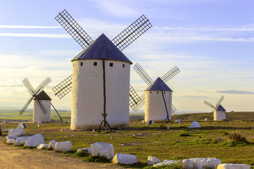 Campo de Criptana in the province of Ciudad Real, Spain