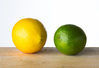 lime and lemon