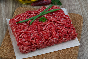 Minced beef meat
