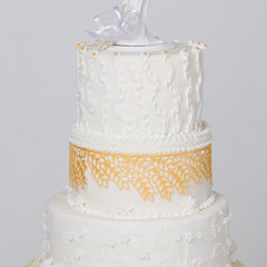 Hochzeitstorte im Detail
