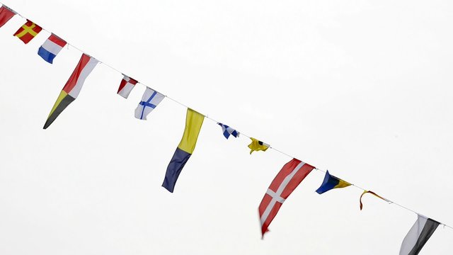 Fahnen im Wind