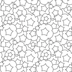 seamless pattern Popcorn. はじけるポップコーンのパターン