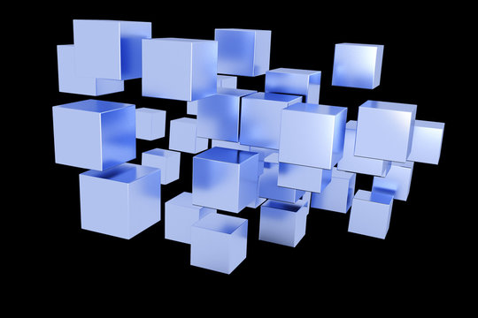 Metallic cubes