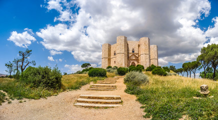 Castel del Monte, Apulia, Italy - obrazy, fototapety, plakaty