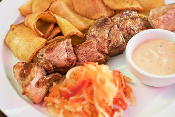 Grilled pork
