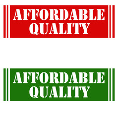 Affordable Quality