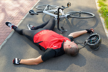 Bicycle accident