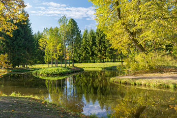 The Catherine Park of the Museum-reserve Tsarskoye Selo in Russia