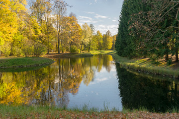 The Catherine Park of the Museum-reserve Tsarskoye Selo in Russia